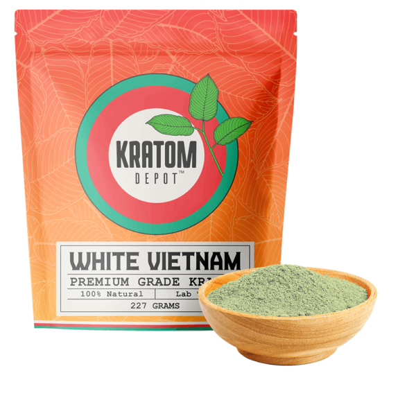 High Quality White Vietnam Kratom powder for sale at Kratom Depot.